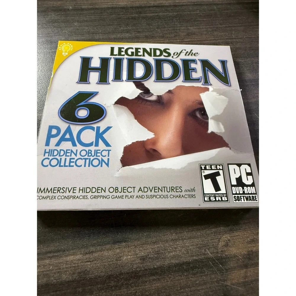 Legends of the Hidden 6 Pack Hidden Object Collection PC DVD-ROM Brain Games